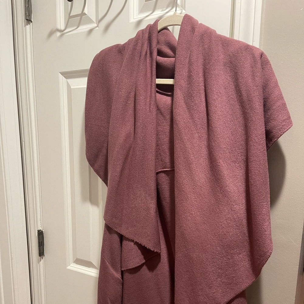 Boutique Brand, Look by M Shawl Vest - Several Ways to Wear - Color Mauve